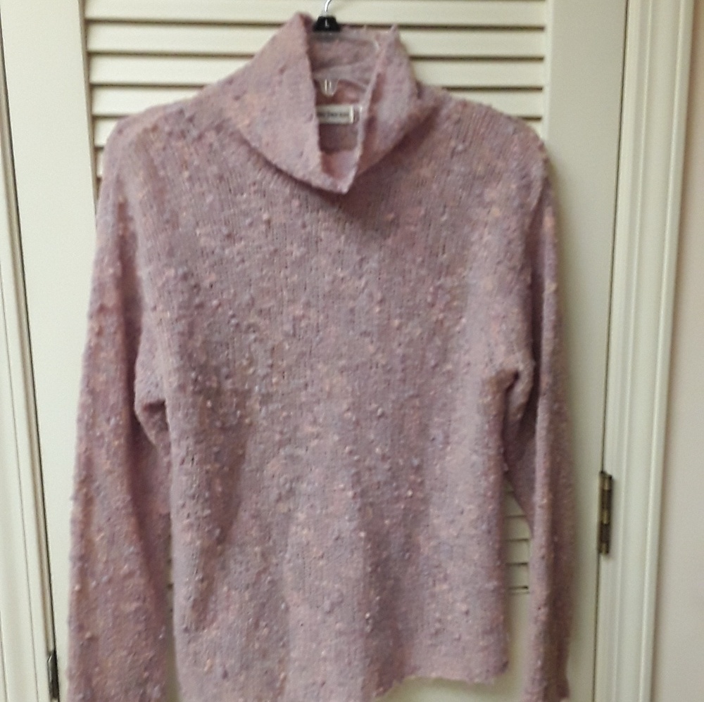 Barry Bricken Wool Pink Boho Sweater S